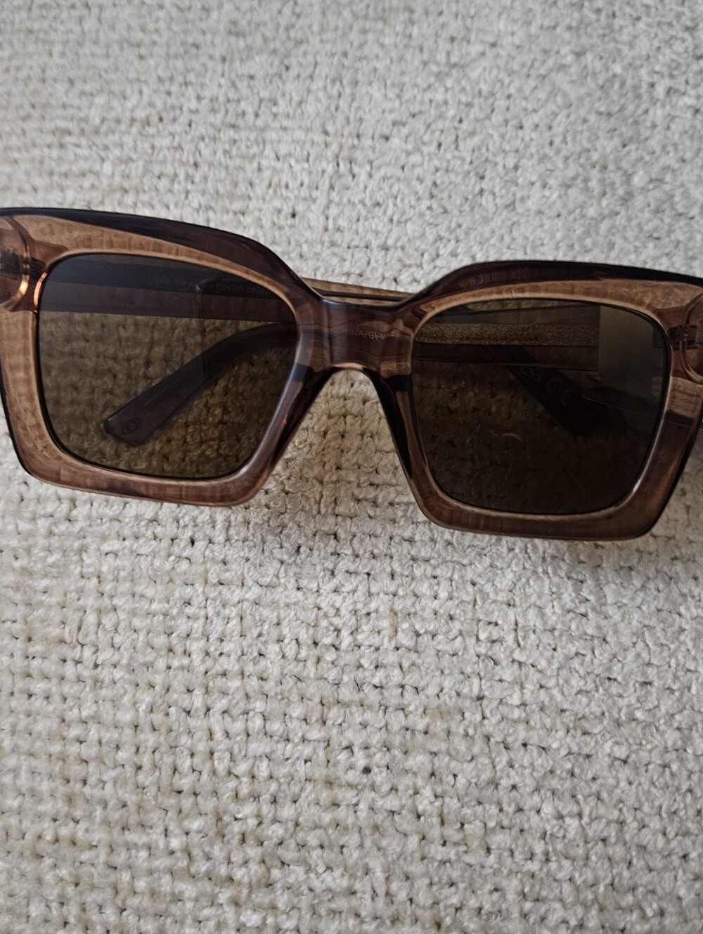 Sofia Vergara × Foster Grant Brown Women's Square Sunglasses